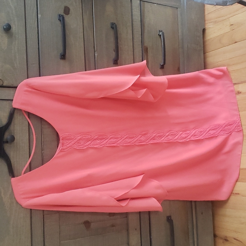 Womens coral colored dress